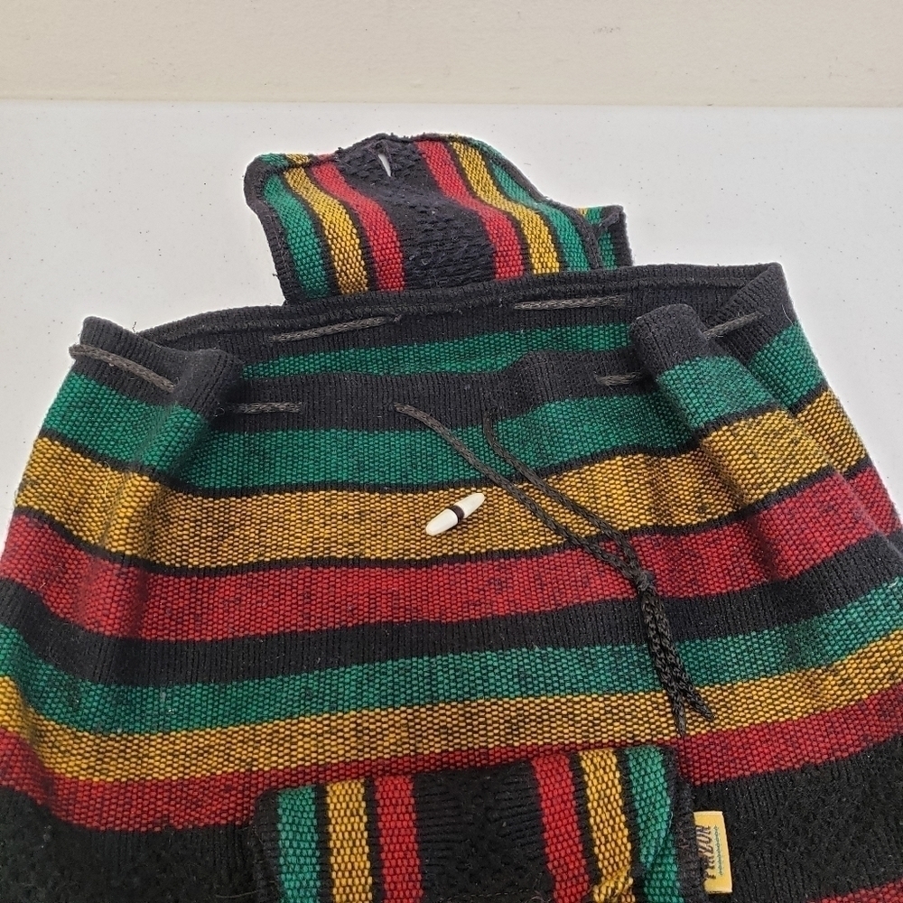 Artesanias Pinzon Boho Hippie Backpack Bag - Picture 3 of 9